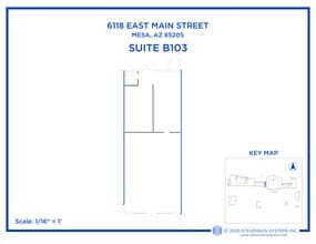 6016-6036 E Main St, Mesa, AZ à louer Plan de site– Image 1 sur 1