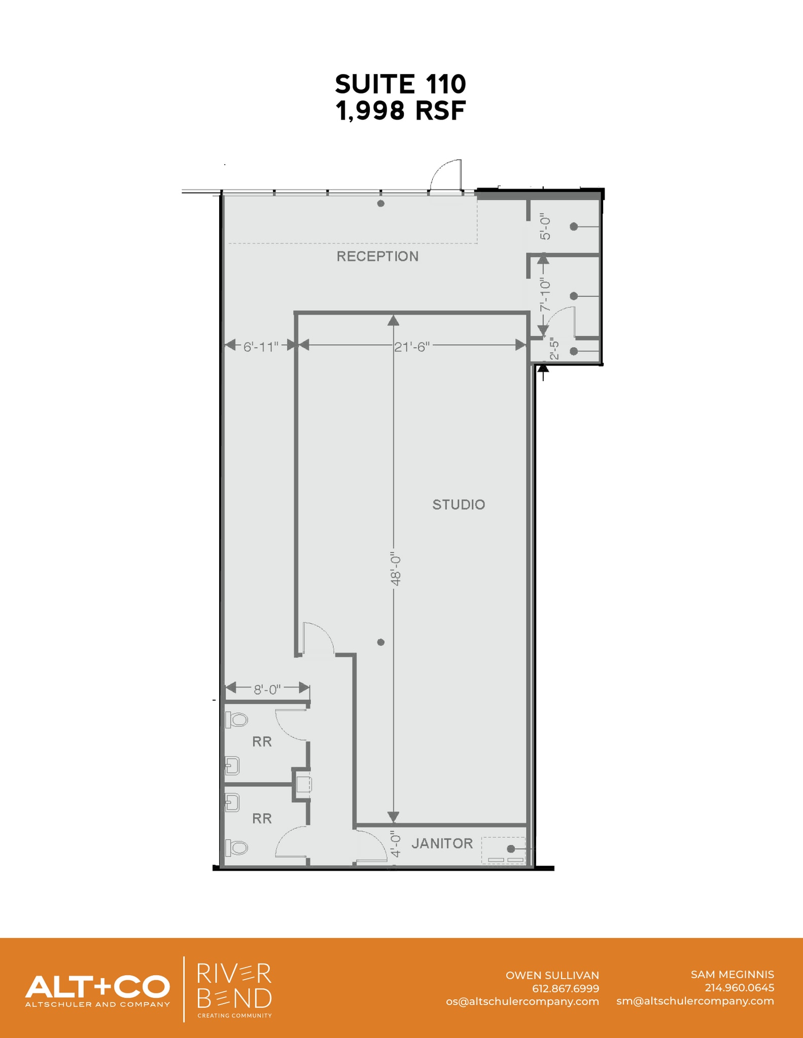 2025 Irving Blvd, Dallas, TX à louer Plan d’étage– Image 1 sur 1