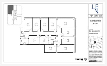 45 Sheppard Ave E, Toronto, ON à louer Plan d’étage– Image 1 sur 1