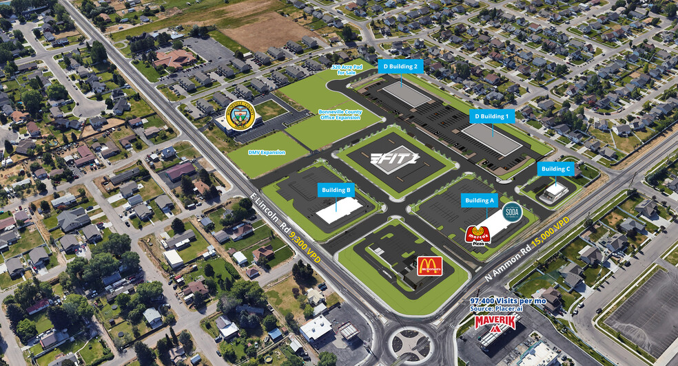 3710 Lincoln Rd., Idaho Falls, ID à louer - Photo de l’immeuble – Image 1 sur 4