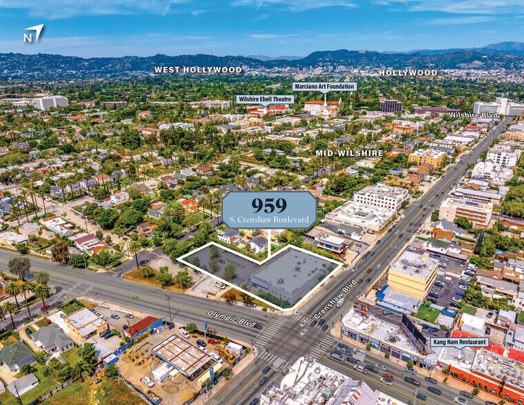 959 Crenshaw Blvd, Los Angeles, CA à vendre - Aérien – Image 3 sur 12