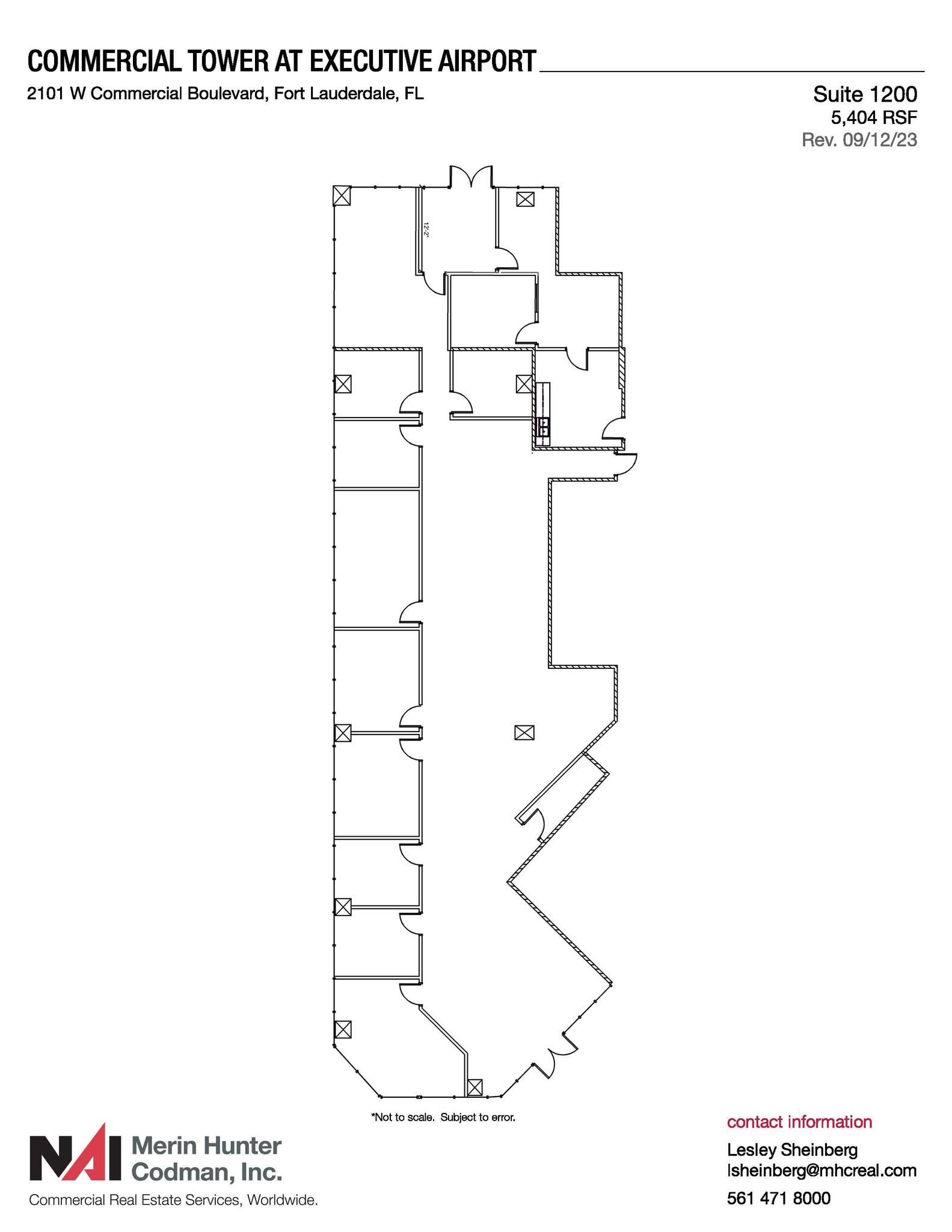 2101 W Commercial Blvd, Fort Lauderdale, FL à louer Plan d’étage– Image 1 sur 6