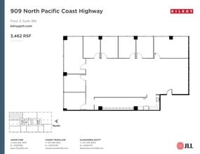 909 N Pacific Coast Hwy, El Segundo, CA à louer Plan de site– Image 1 sur 1
