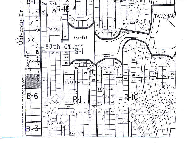 7880 N University Dr, Tamarac, FL à louer - Plan cadastral – Image 2 sur 67