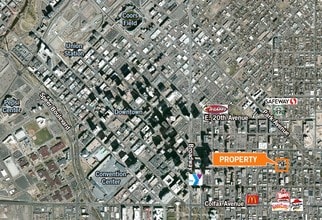 815 E 17th Ave, Denver, CO - Vue aérienne  vue de carte