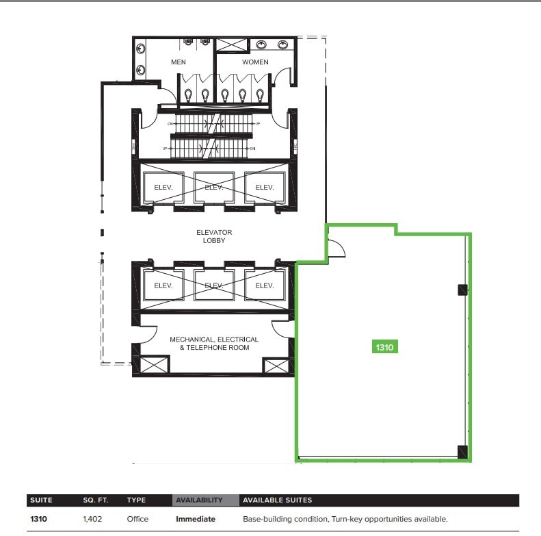 10130 103 St NW, Edmonton, AB à louer Plan d’étage– Image 1 sur 1
