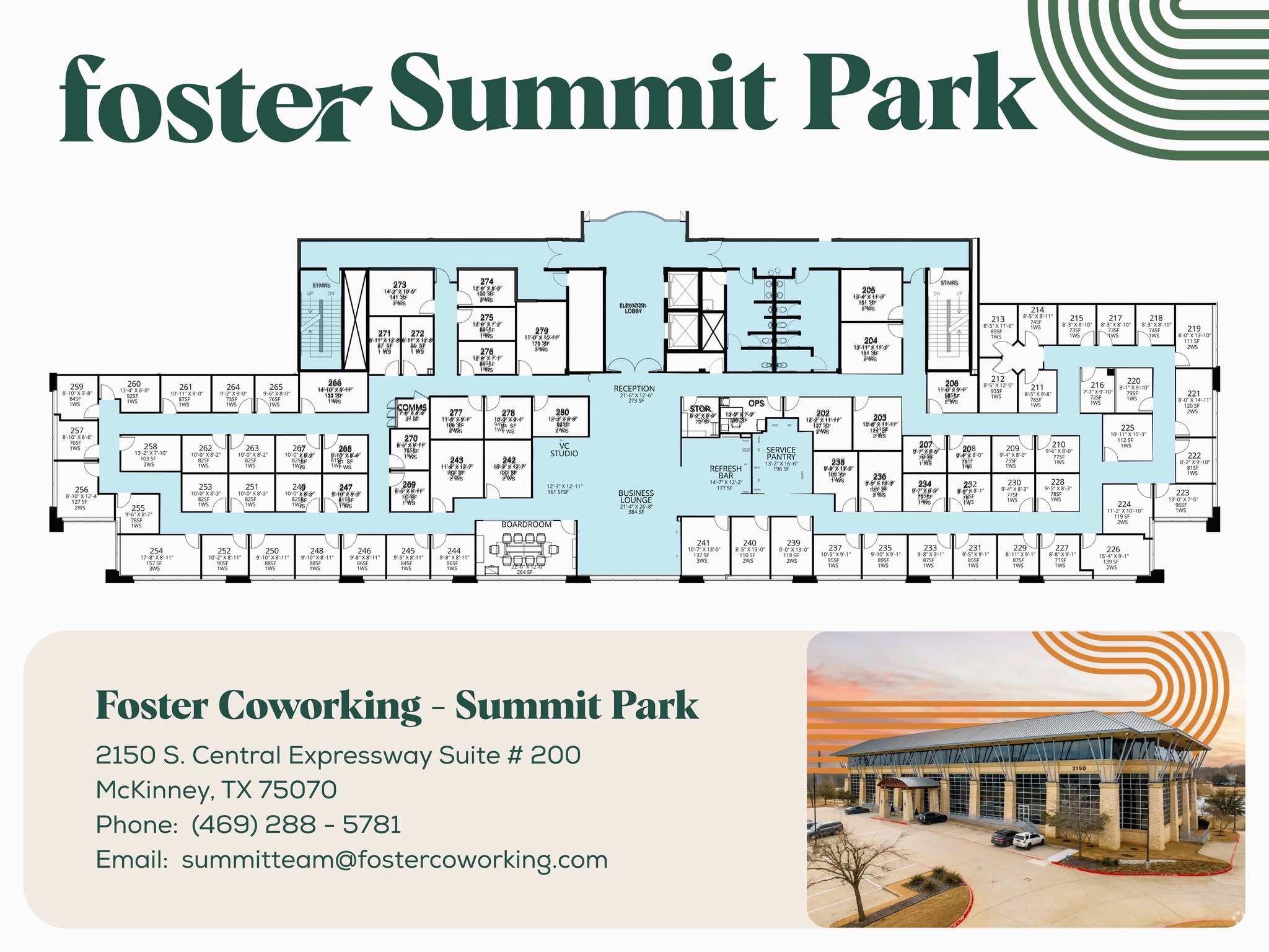 2150 S Central Expy, McKinney, TX à louer Plan d’étage– Image 1 sur 1