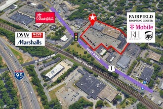 837-923 Post Rd, Fairfield, CT - VUE AÉRIENNE  vue de carte