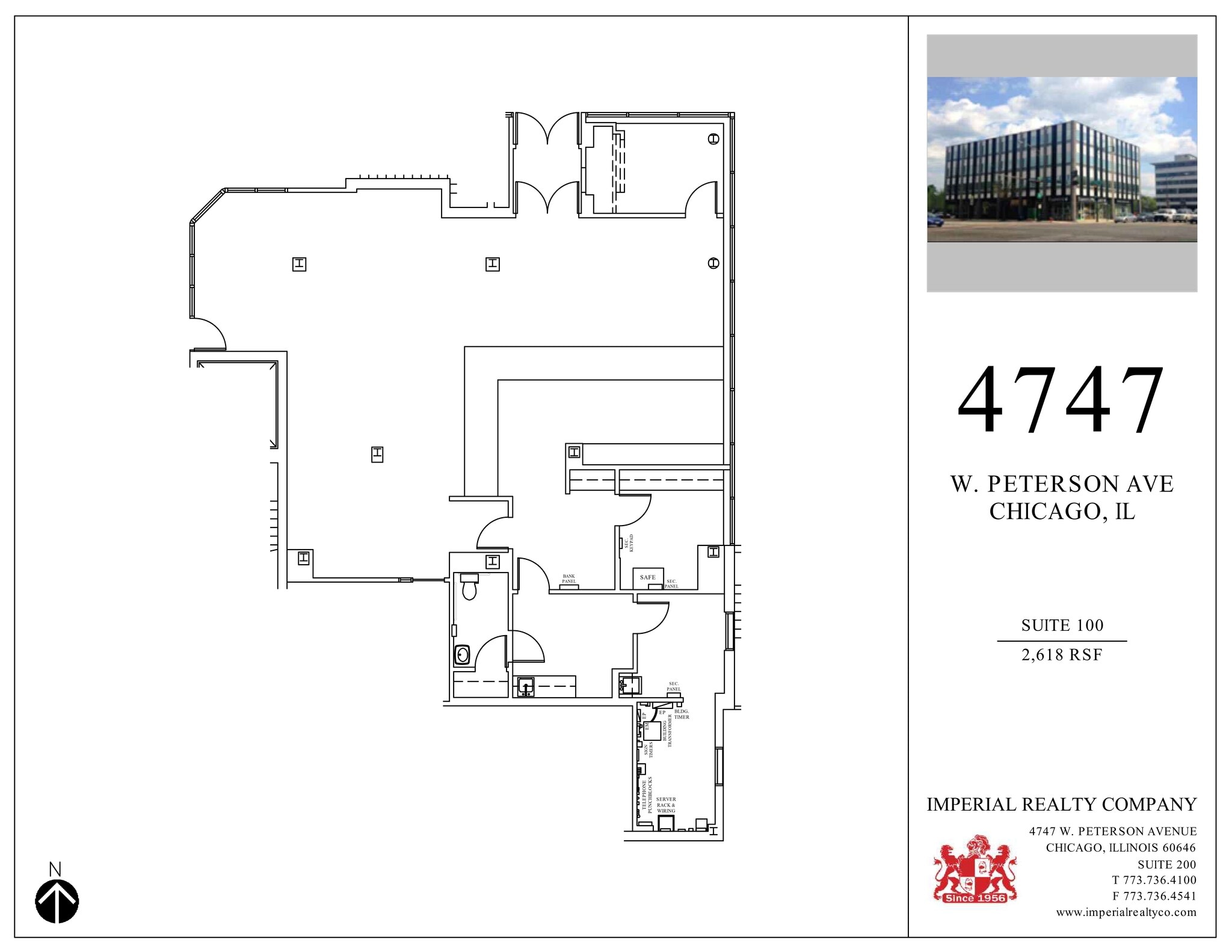 4747 W Peterson Ave, Chicago, IL à louer Plan de site– Image 1 sur 10