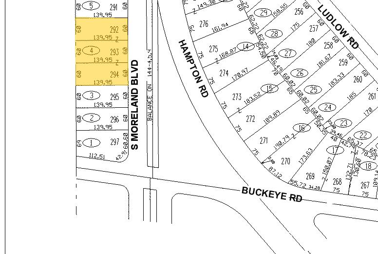 2870 S Moreland Blvd, Cleveland, OH à vendre - Plan cadastral – Image 2 sur 5