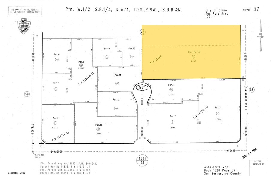 13602 12th St, Chino, CA à louer - Plan cadastral – Image 2 sur 9