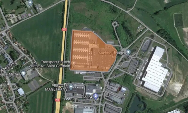 Industriel/Logistique dans Villeneuve-Saint-Germain à louer - Plan de site – Image 2 sur 8