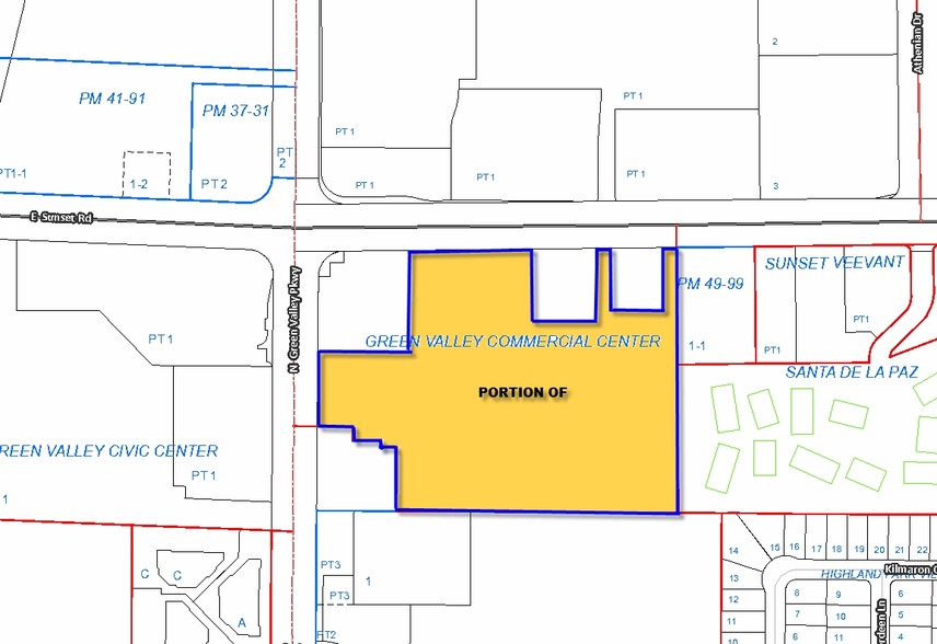 2702-2764 N Green Valley Pky, Henderson, NV à louer - Plan cadastral – Image 2 sur 4