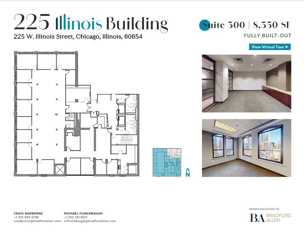 225 W Illinois St, Chicago, IL à louer Plan d’étage– Image 1 sur 11