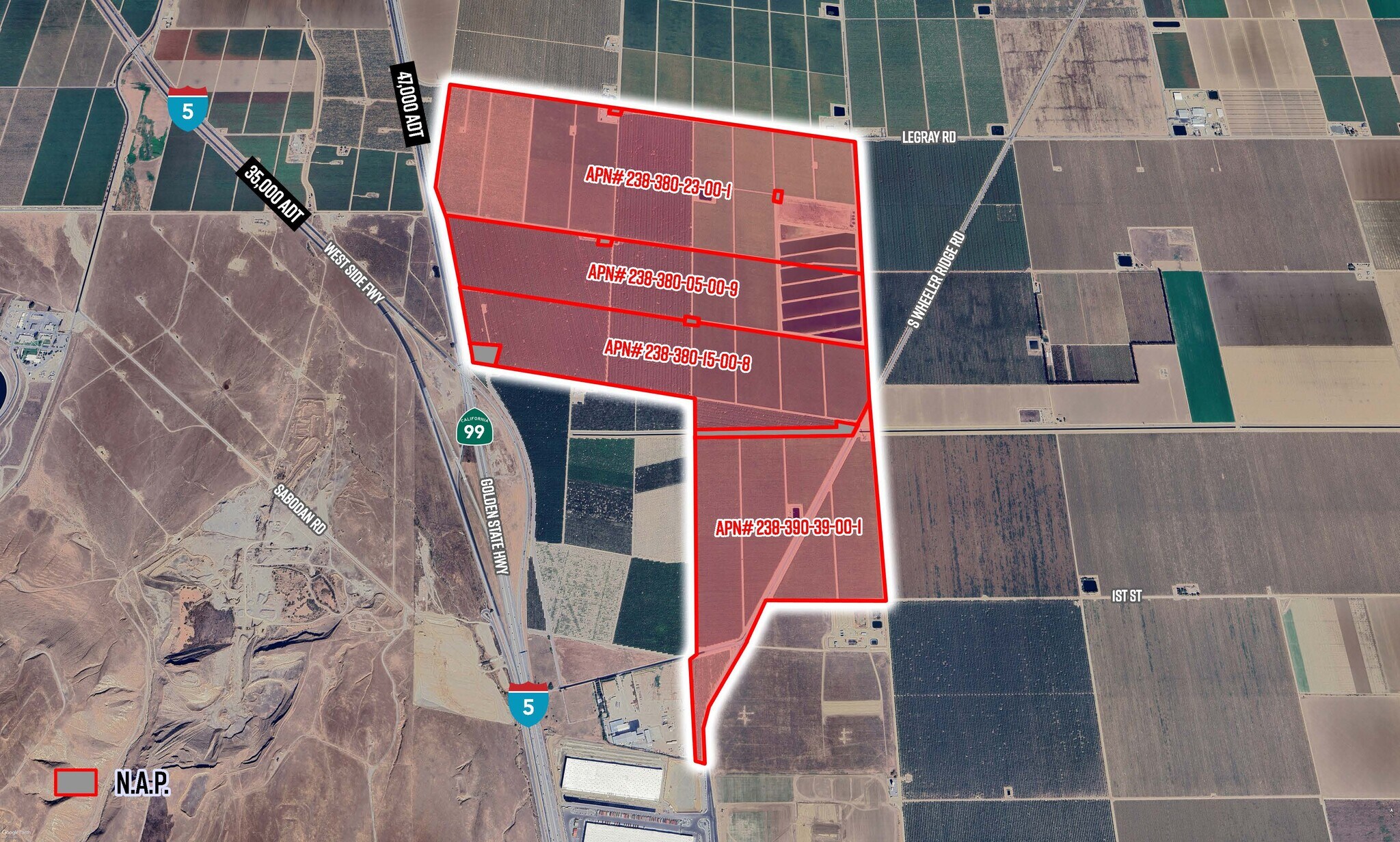 LeGray Rd, Arvin, CA à vendre Aérien– Image 1 sur 21