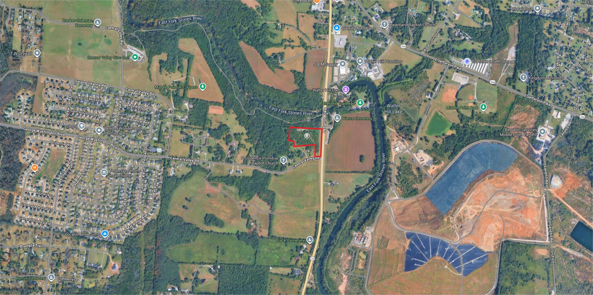 543 Central Valley Rd, Murfreesboro, TN à vendre Photo principale– Image 1 sur 6