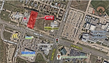 921 Knight's Way way, Harker Heights, TX - Vue aérienne vue de carte