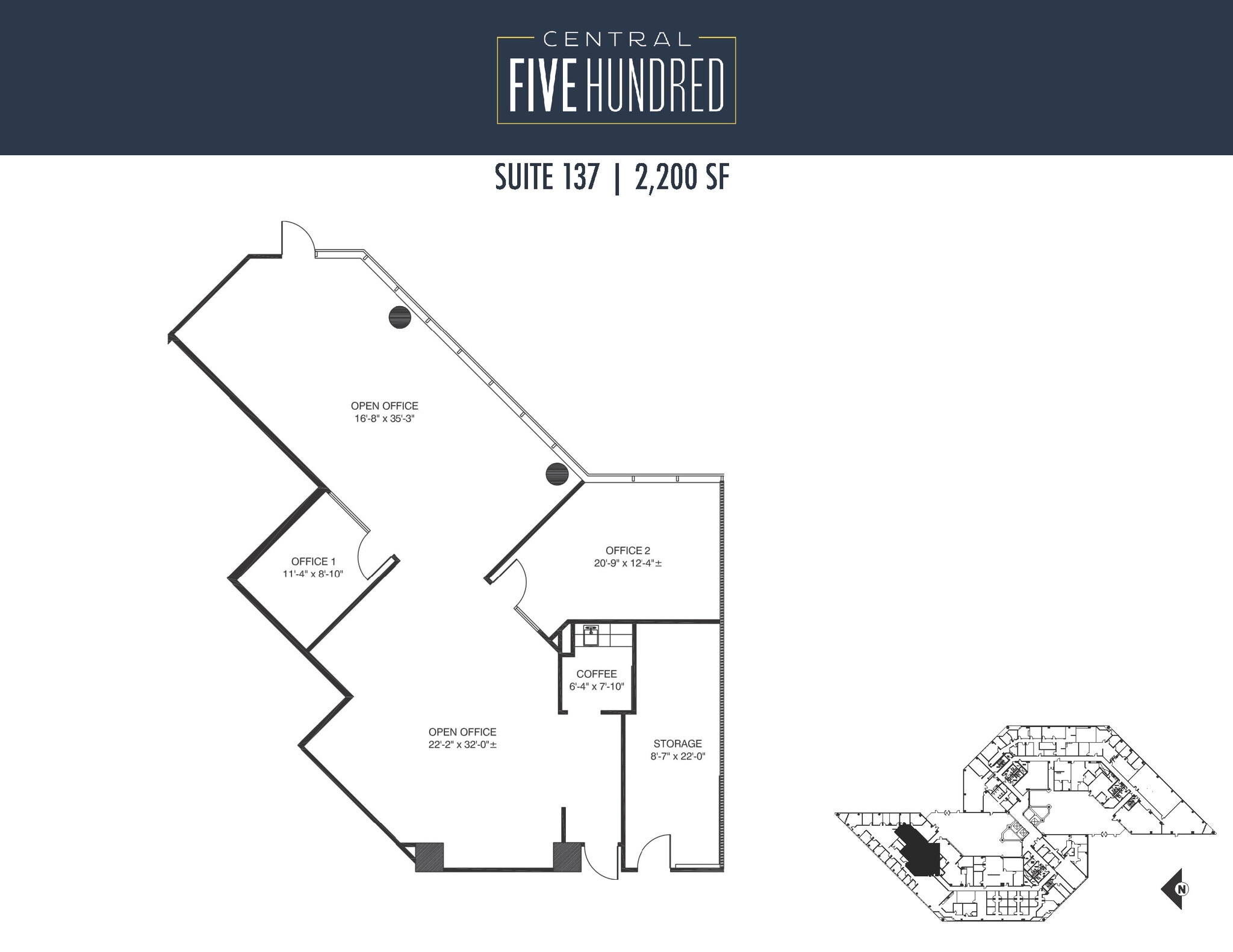 500 N Central Expy, Plano, TX à louer Plan d’étage– Image 1 sur 1