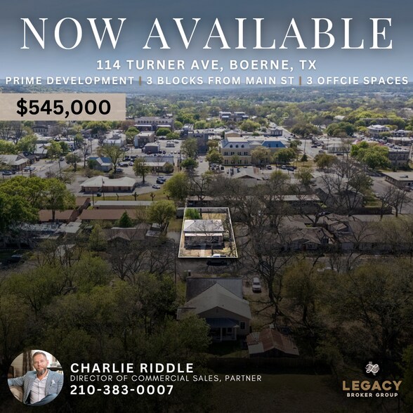 114 Turner Ave, Boerne, TX à vendre - Photo de l’immeuble – Image 2 sur 9