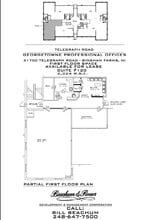 31700 Telegraph Rd, Bingham Farms, MI à louer Plan d’étage– Image 1 sur 1
