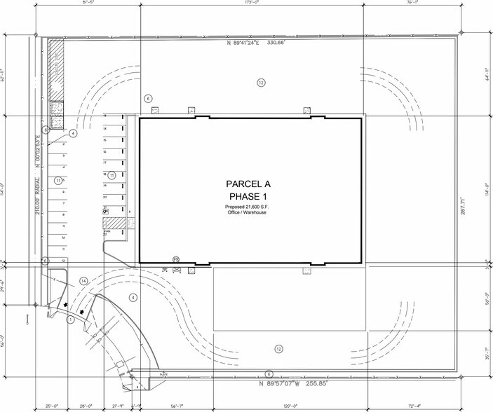 2495 E. Annadale Avenue, Fresno, CA à louer - Plan de site – Image 2 sur 3
