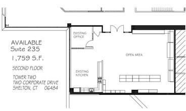 2 Corporate Dr, Shelton, CT à louer Plan d’étage– Image 1 sur 1