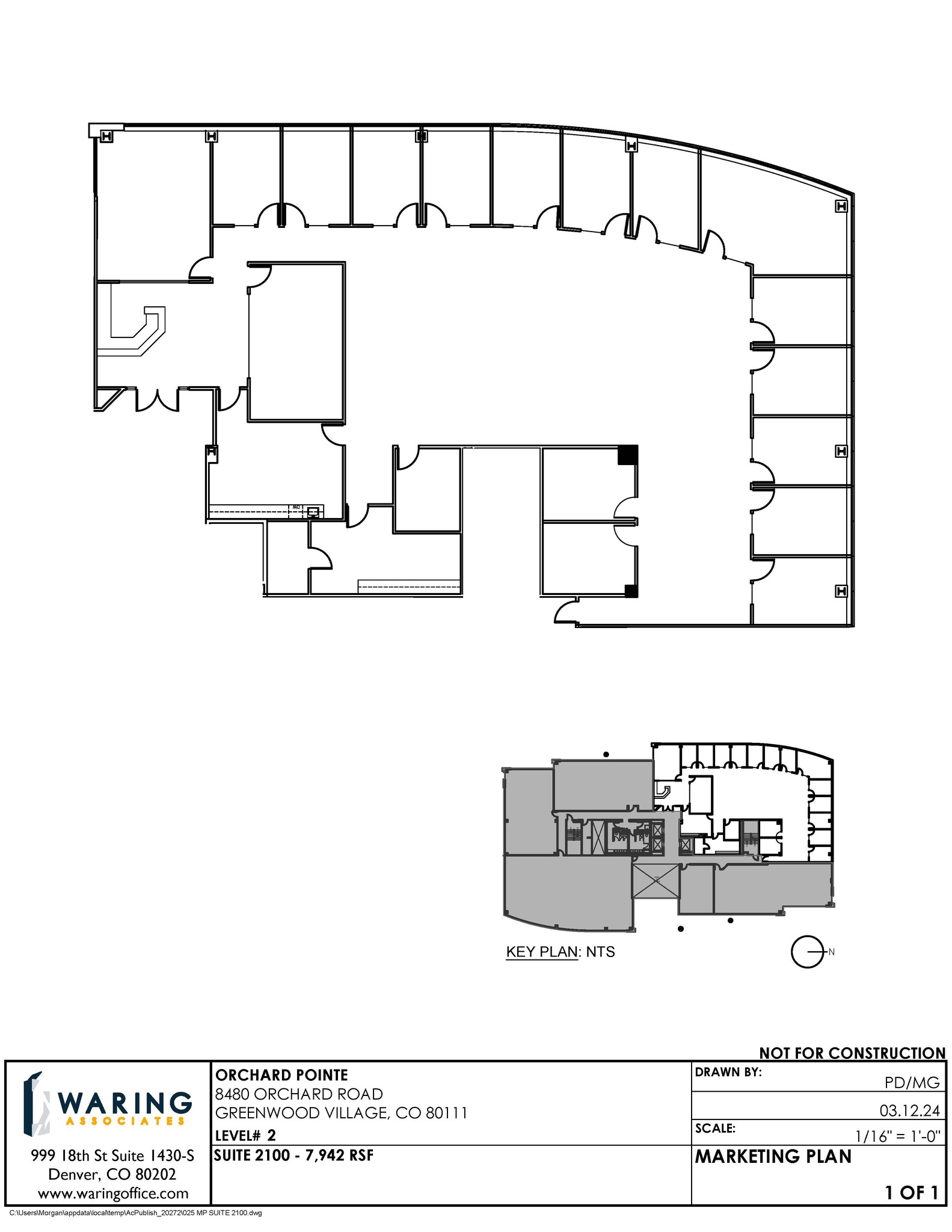 8480 E Orchard Rd, Greenwood Village, CO à louer Plan d’étage– Image 1 sur 1