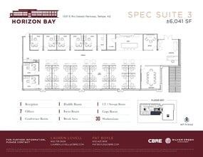 1337 E Rio Salado Parkway, Tempe, AZ à louer Plan d’étage– Image 1 sur 1