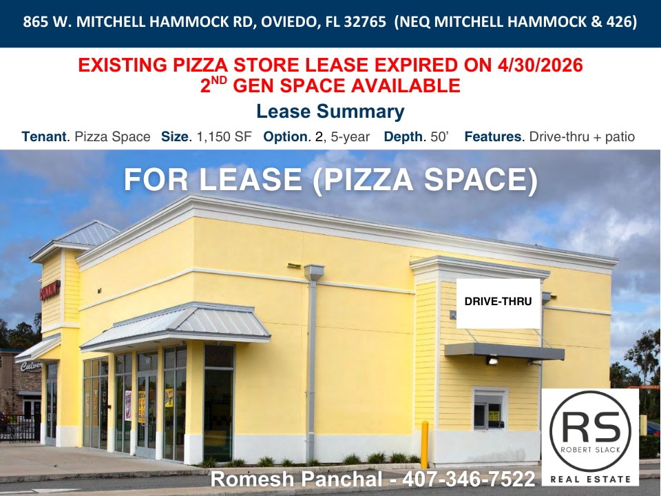 865 W Mitchell Hammock Rd, Oviedo, FL à louer Photo de l’immeuble– Image 1 sur 7