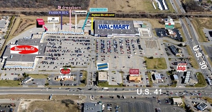 1505-1525 US Highway 41, Schererville, IN - VUE AÉRIENNE vue de carte - Image1