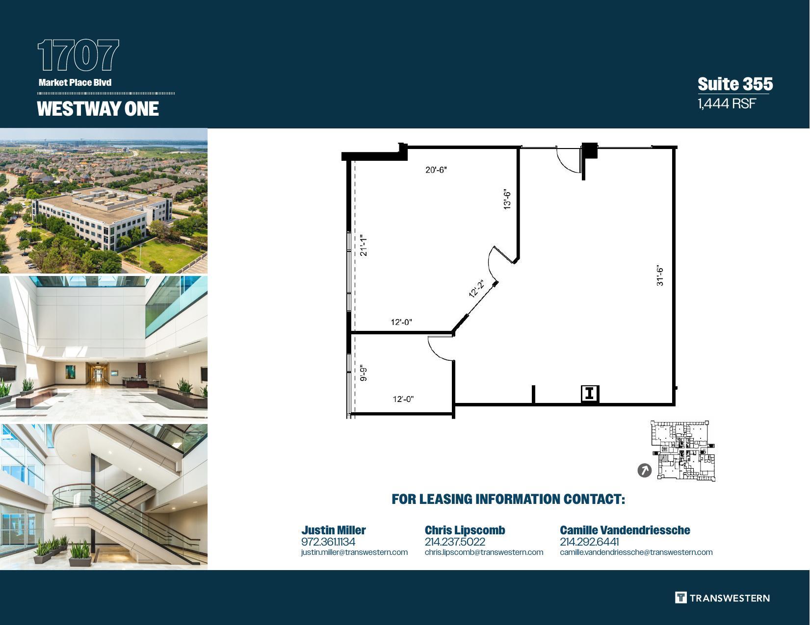1707 Market Place Blvd, Irving, TX à vendre Plan d’étage– Image 1 sur 1