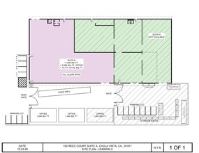 150 Reed Ct, Chula Vista, CA à louer Plan d’étage– Image 2 sur 2