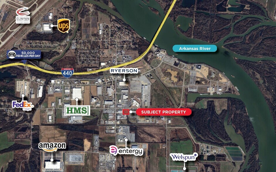 8423 Frazier Pike, Little Rock, AR à louer - Aérien – Image 2 sur 2