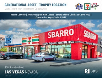 Plus de détails pour 4501 Paradise Rd, Las Vegas, NV - Local commercial à vendre