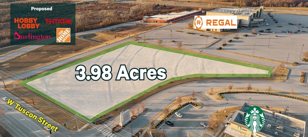 NEC of Aspen & W Tuscon St, Broken Arrow, OK à vendre - Aérien – Image 2 sur 3