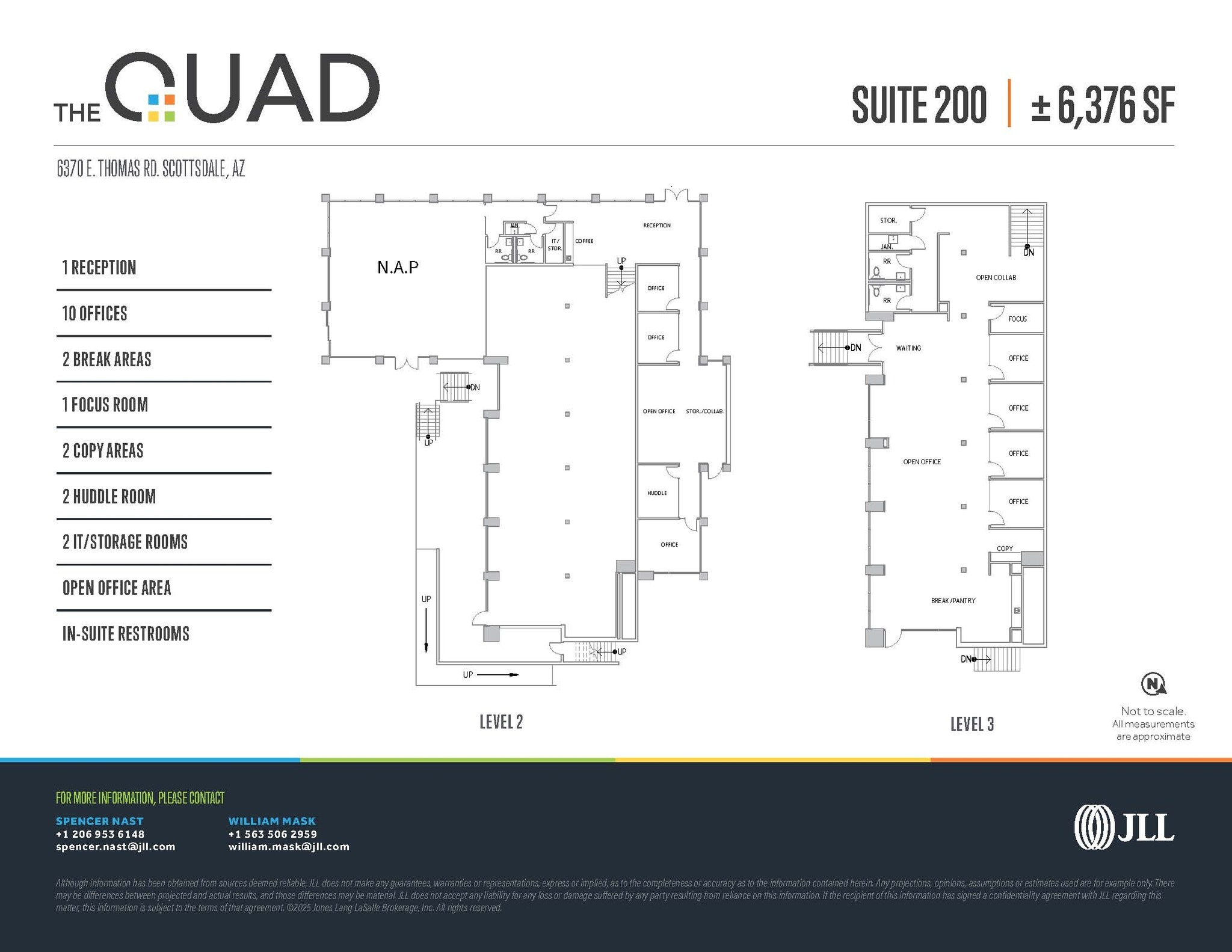 6320 E Thomas Rd, Scottsdale, AZ à louer Plan d’étage– Image 1 sur 13