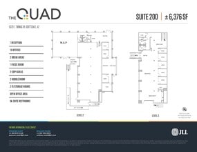 6320 E Thomas Rd, Scottsdale, AZ à louer Plan d’étage– Image 1 sur 13