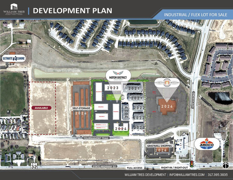 1774 W Tournament Trl, Westfield, IN à vendre - Plan de site – Image 3 sur 5