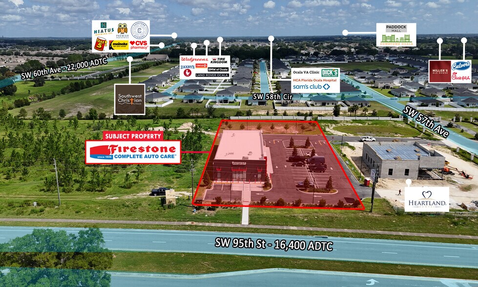 5866 SW 95th St, Ocala, FL à vendre - Aérien – Image 3 sur 9