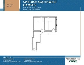 6179 S Balsam Way, Littleton, CO à louer Plan d’étage– Image 1 sur 2