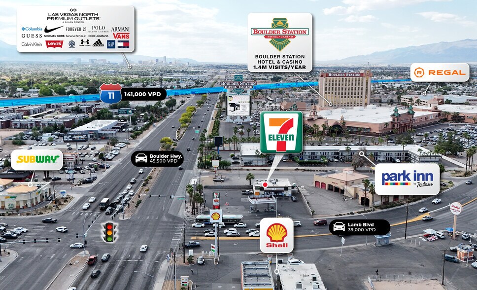 4151 Boulder Hwy, Las Vegas, NV à vendre - Photo de l’immeuble – Image 1 sur 5