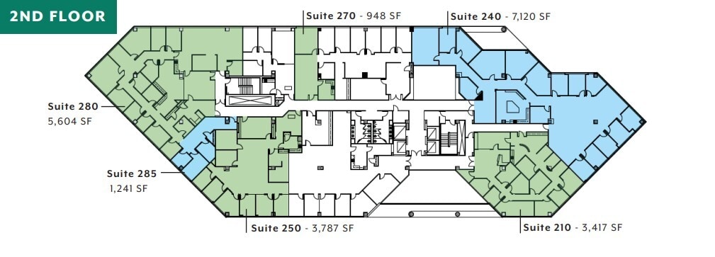 6550 Rock Spring Dr, Bethesda, MD à louer Plan d’étage– Image 1 sur 1