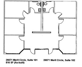 26071 Merit Cir, Laguna Hills, CA à louer Plan d’étage– Image 1 sur 1