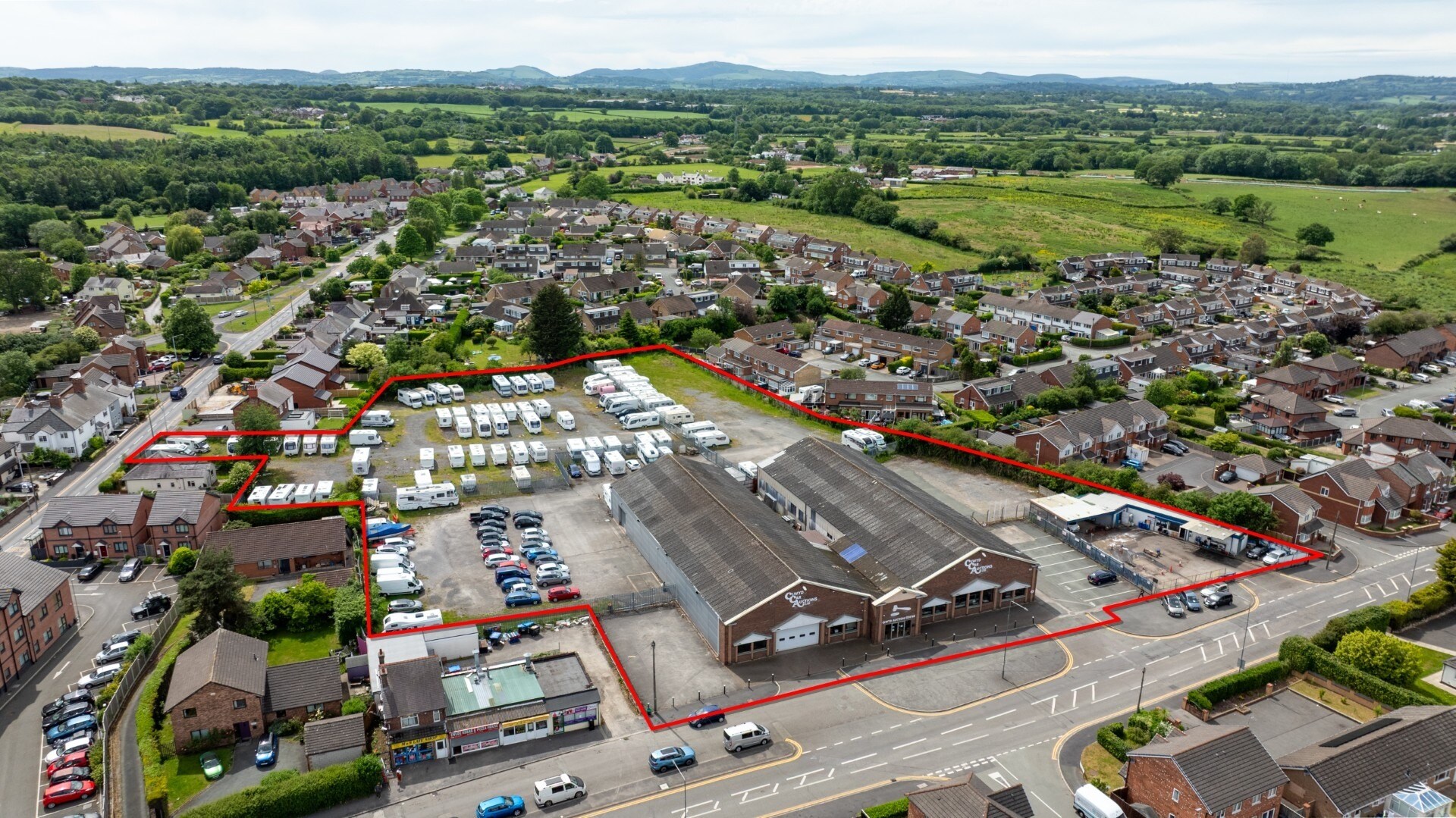 Land at Clwyd Car Auctions portefeuille de 2 biens à vendre sur LoopNet.fr Aérien– Image 1 sur 10
