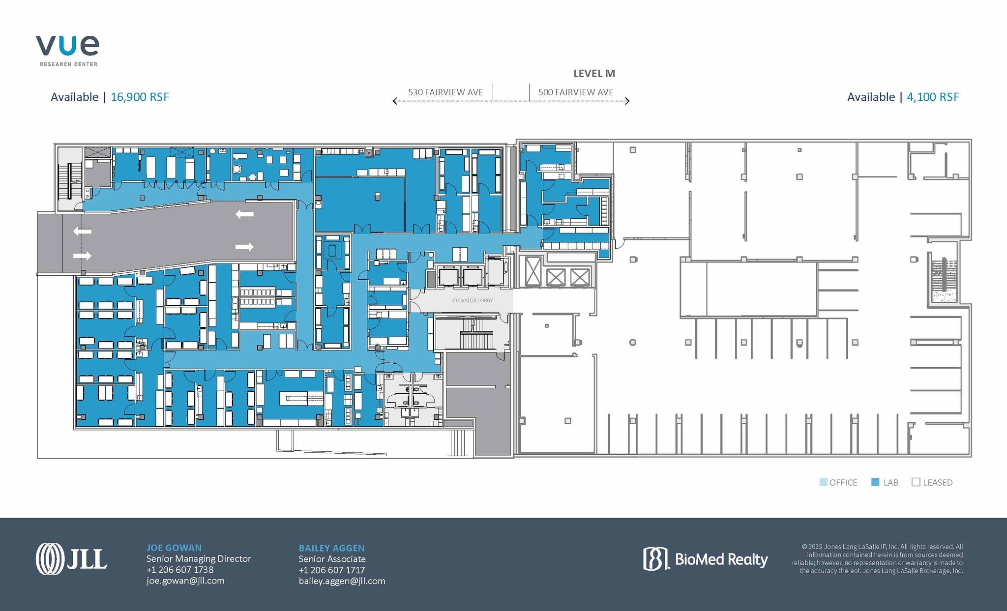 500 Fairview Ave N, Seattle, WA à louer Plan d’étage– Image 1 sur 1