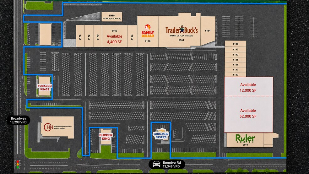 6100-6180 Broadway, Merrillville, IN à louer - Plan d’étage – Image 3 sur 13