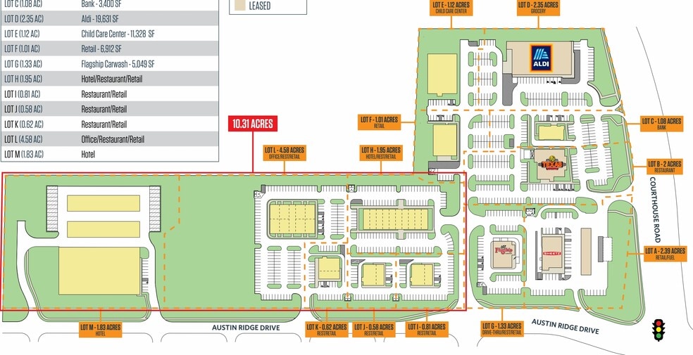 962 Courthouse Rd, Stafford, VA à louer - Plan de site – Image 2 sur 2