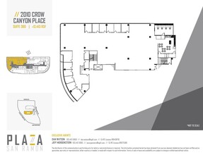2010 Crow Canyon Pl, San Ramon, CA à louer Plan d’étage– Image 1 sur 1