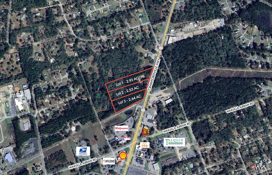 2526 Crawfordville Hwy, Crawfordville, FL à vendre - Photo de l’immeuble – Image 1 sur 7