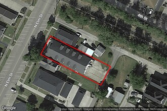 324 N Elm St, Henderson, KY - Vue aérienne vue de carte